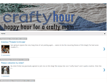 Tablet Screenshot of craftyhour.com